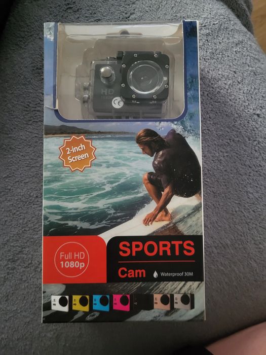 Mini Sportowa Kamera Action Cam Full HD z Akcesoriami