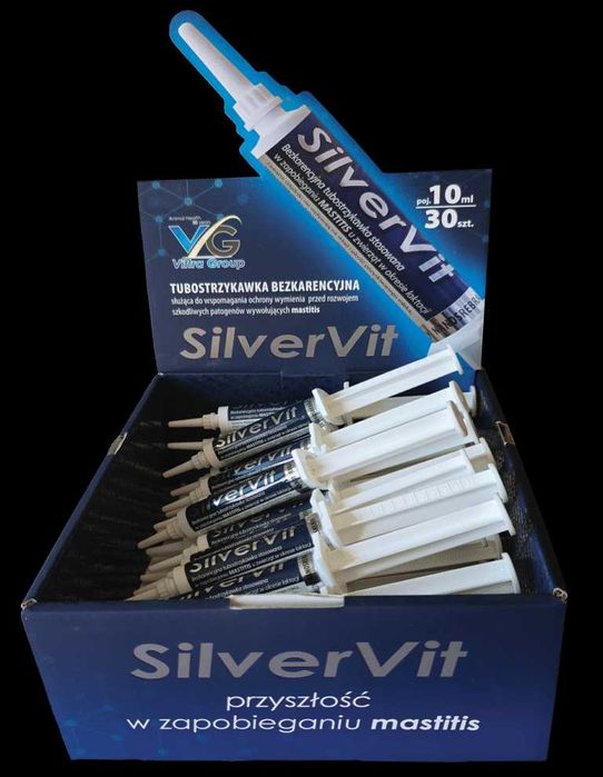Vittra Silvervit 10ml strzykawka bezakrencyjna mastitis