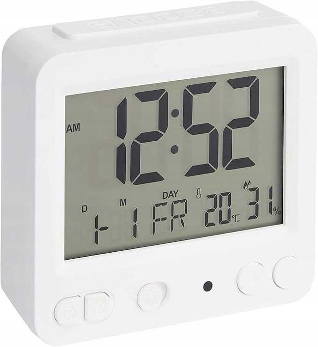 Budzik Amazon Basics TTAC01-WH - uszkodzony