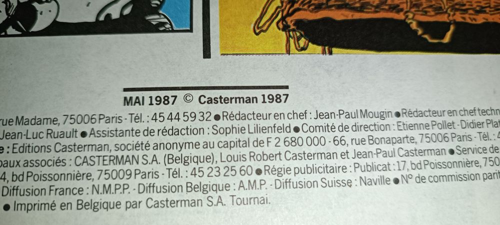 Antigas revistas banda desenhada Corto maltese