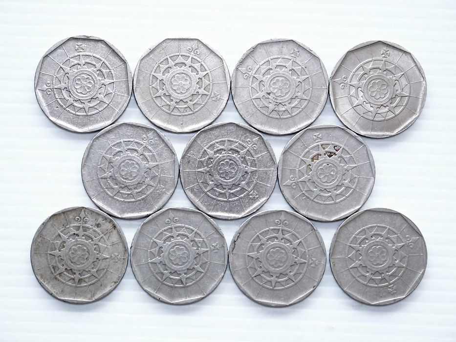 Lote de 11 Moedas 20 Escudos 1986