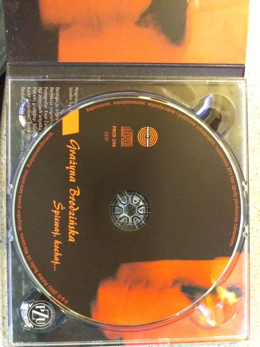 CD Grażyna Brodzińska Spiewaj, kochaj.. Polskie Radio 2002