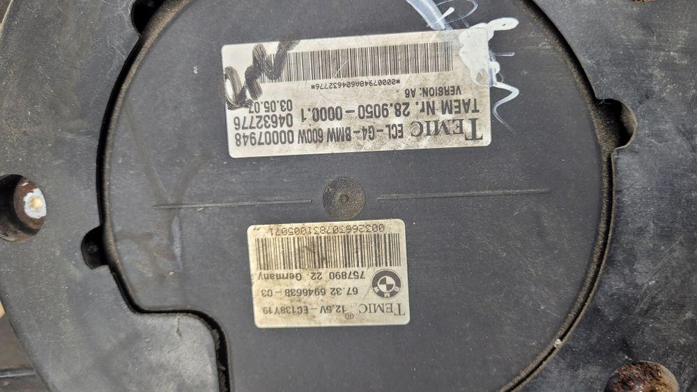 Wentylator chłodnicy bmw e65 e66 740i 750i n62