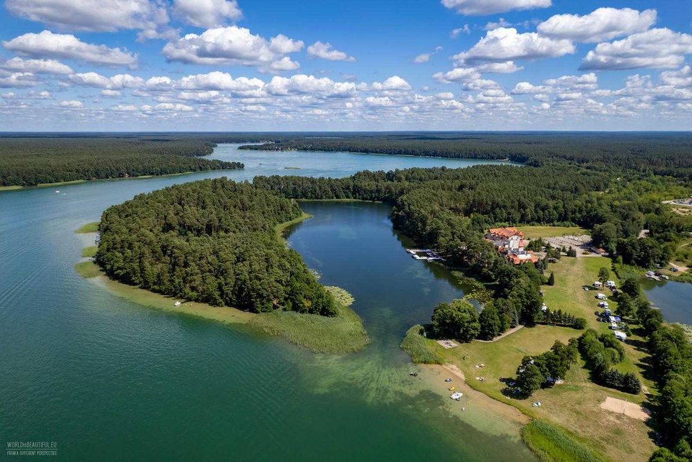 Działka z bezpośrednim dostępem do linii brzegowej jezioro Głuszynskie