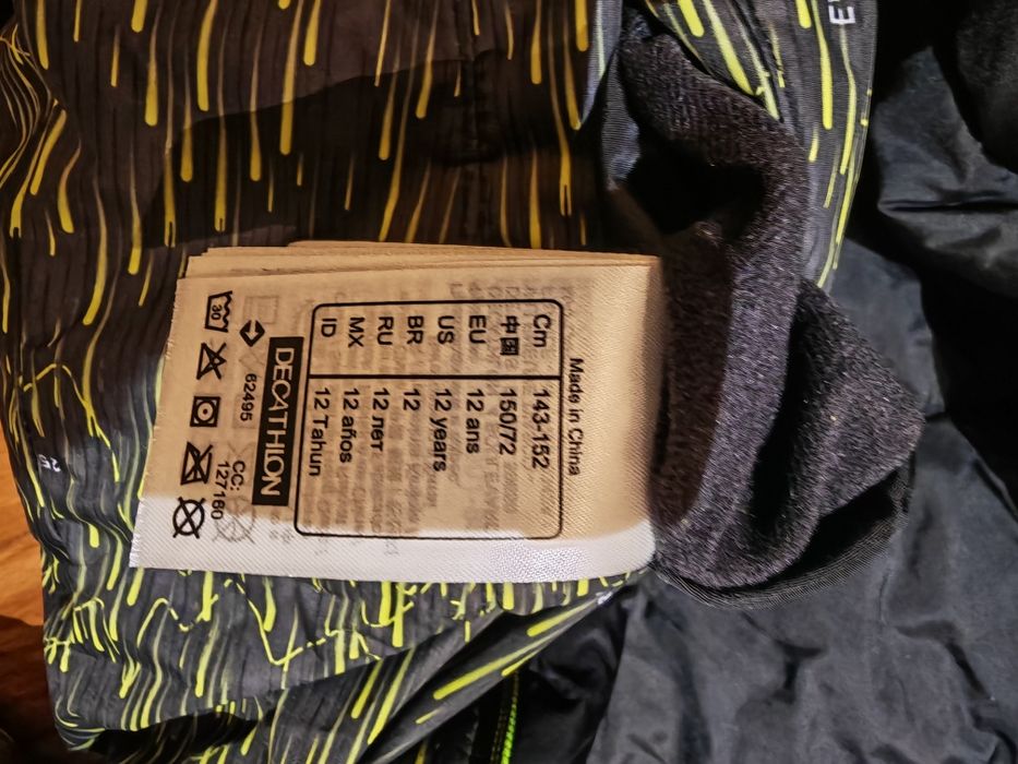 Fato ski snowboard criança 12 anos wedze