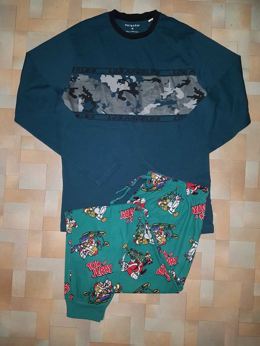 Домашний комплект, пижама котон-велюр Primark Том и Джерри М р-р