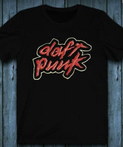 Tshirt  coldplay foo fighters metallica daft punk