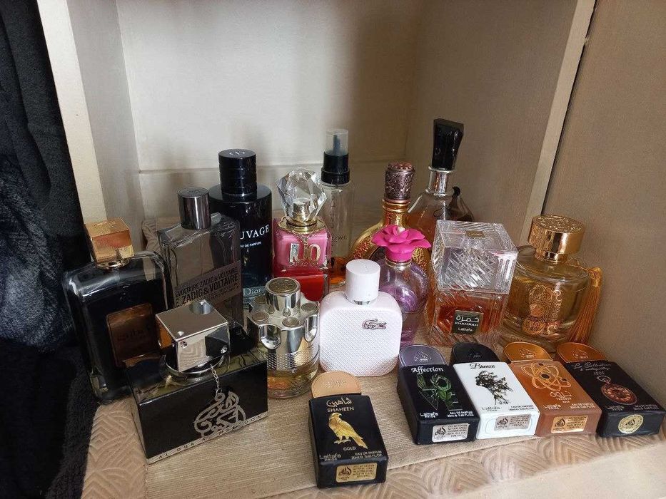 Lancome, Lattafa,Lacoste, Zadig & Voltaire