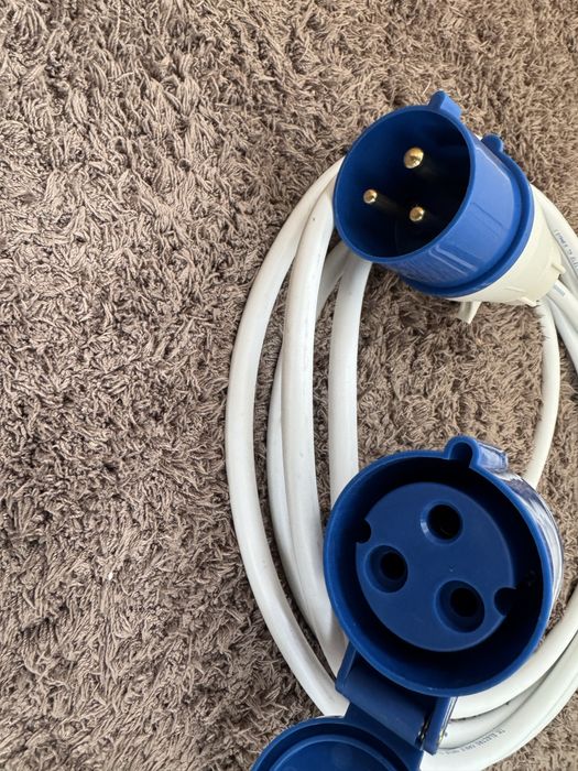 Переноска (подовжувач) 32A 1 фаза кабель 4х3 мм² 1,2,3,4,5,6,7,8,9,10м