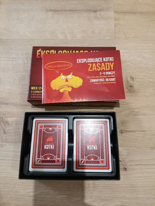 Eksplodujące Kotki gra karciana