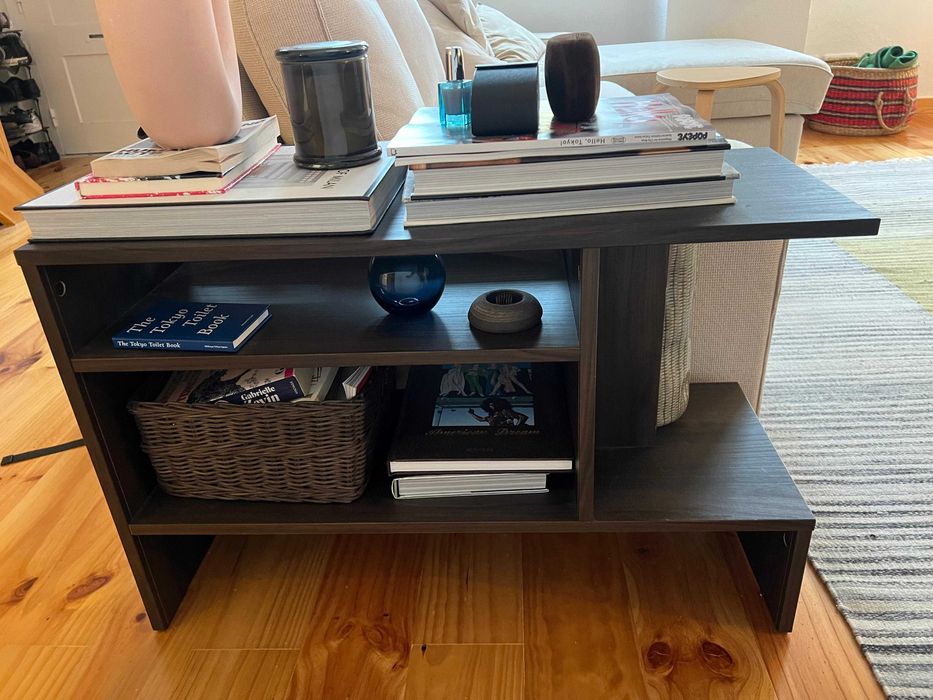 IKEA HOLMERUD, side table, dark brown
