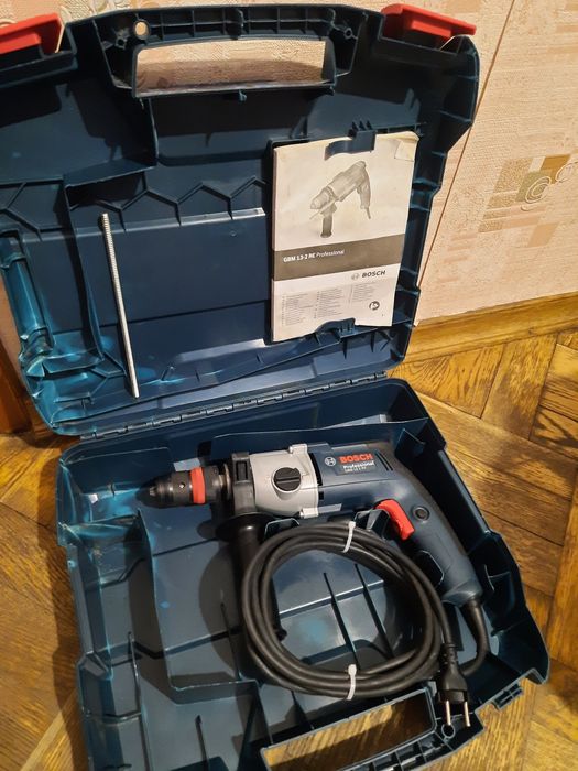 Як нова,оригінал!Дрель безударна двухшвидкісна Bosch GBM 13-2 RE,750вт