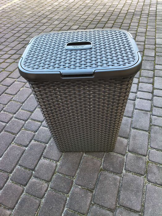 Kosz na pranie  ratan  60l duży