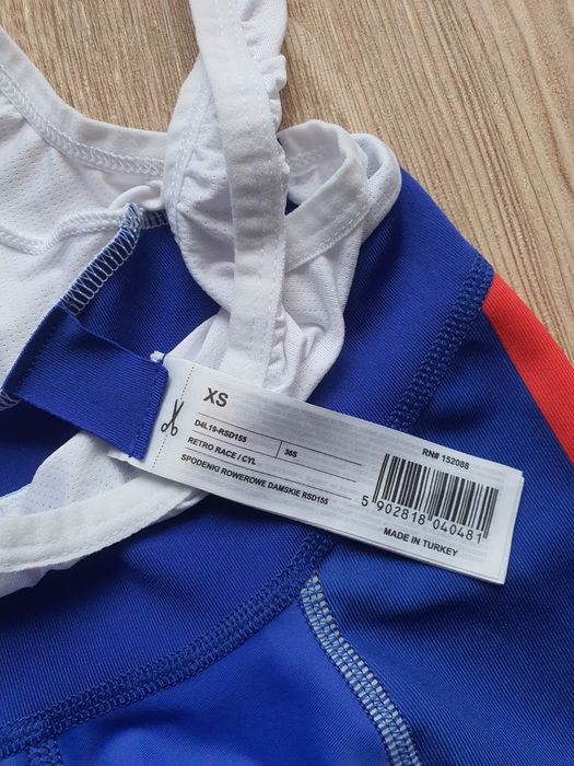 4F spodenki rowerowe z szelkami