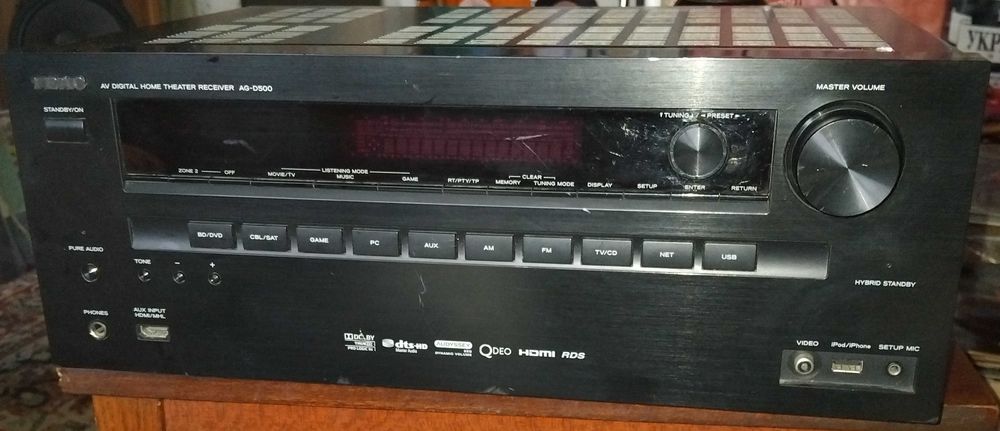 AV ресивер TEAC AG-D500  7.2 , 150 Вт, HDMI, 4K