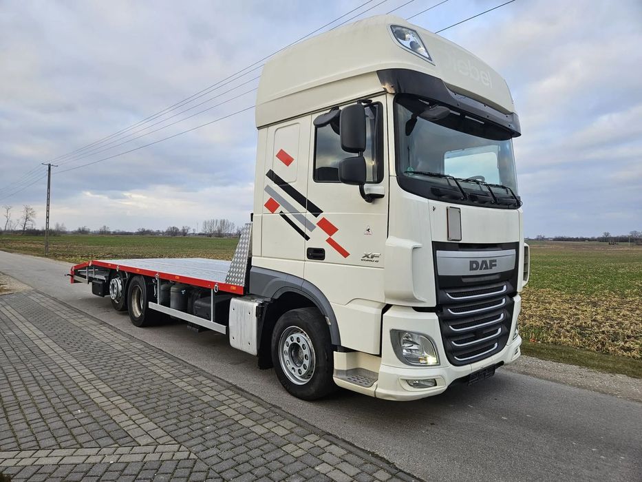 DAF XF / 6x2 / NOWA LAWETA 2025 R / NAJAZDY / WCIĄGARKA / POMOC DROGOWA / EURO 6