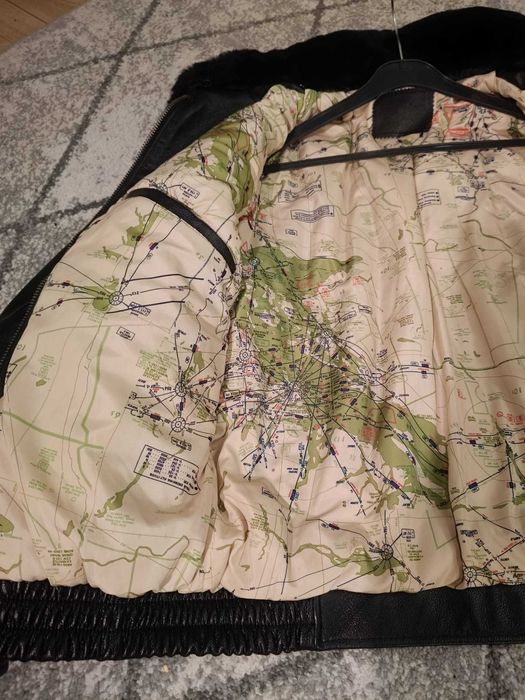 Skórzana kurtka pilotka