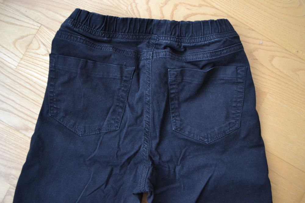 czarne tregginsy S/M skinny jeans