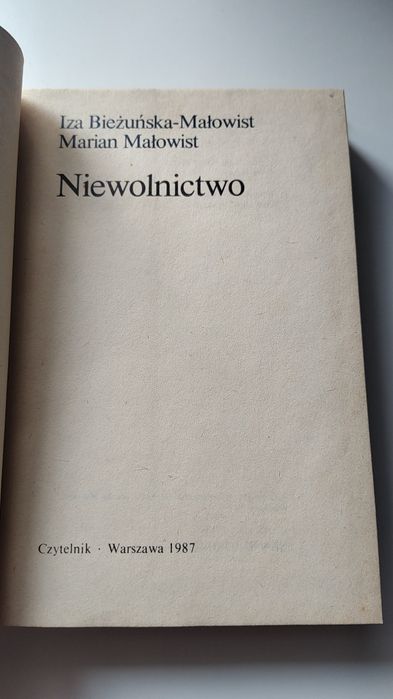 Niewolnictwo książka