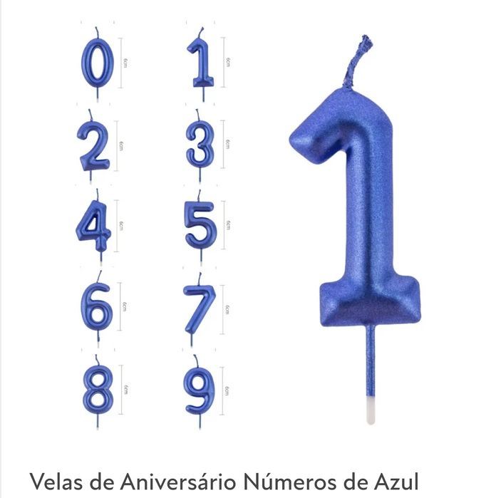 NOVOS Balões Números, Balões Letras, Velas Aniversário