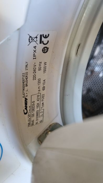Máquina de lavar roupa candy de 8kg