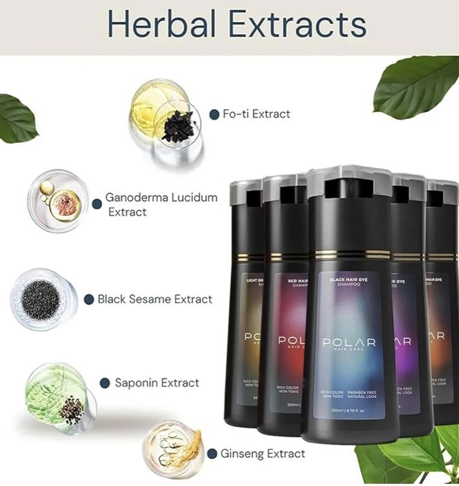 Polar dye shampoo (shampoo de coloração)