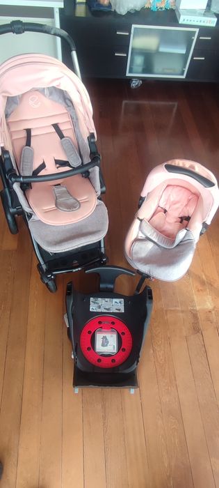 Carrinho bebé Jane kawaii Duo + base isofix 360°