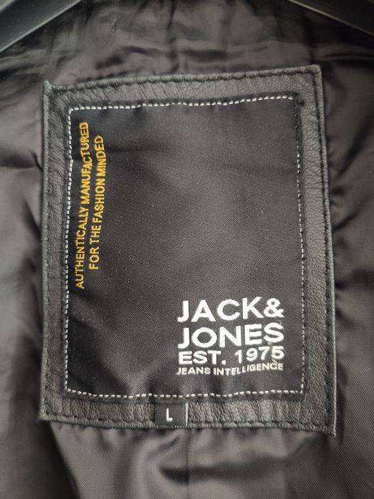 Шкіряна куртка Jack&Jones