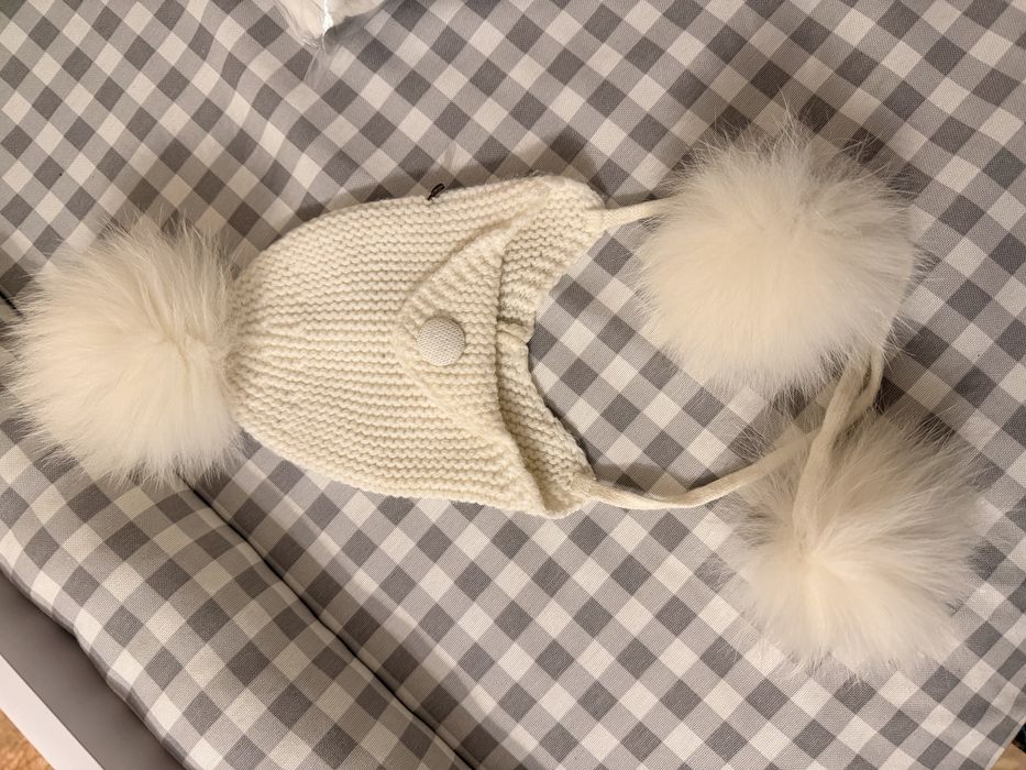 Шапочка дитяча натуральне хутро