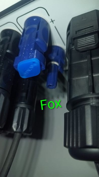 Par de conectores para bateria Solax Fox inversor híbrido