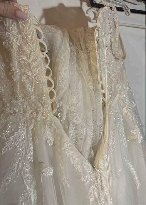 Suknia ślubna księżniczka gorsetowa