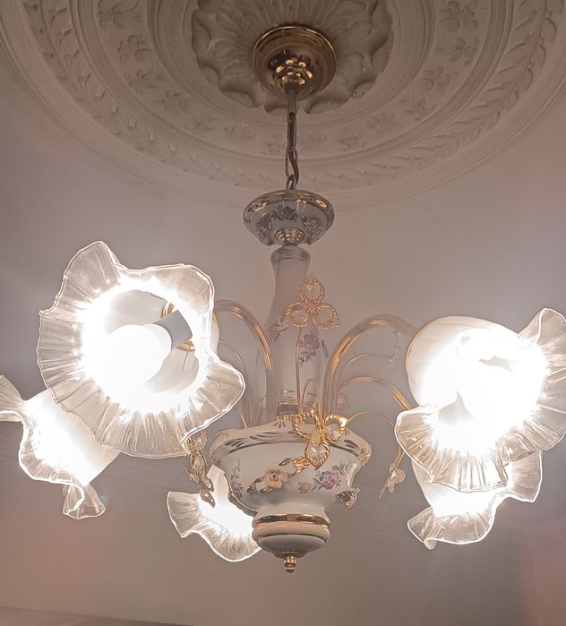 3 Candeeiros de teto quarto 5 lâmpadas