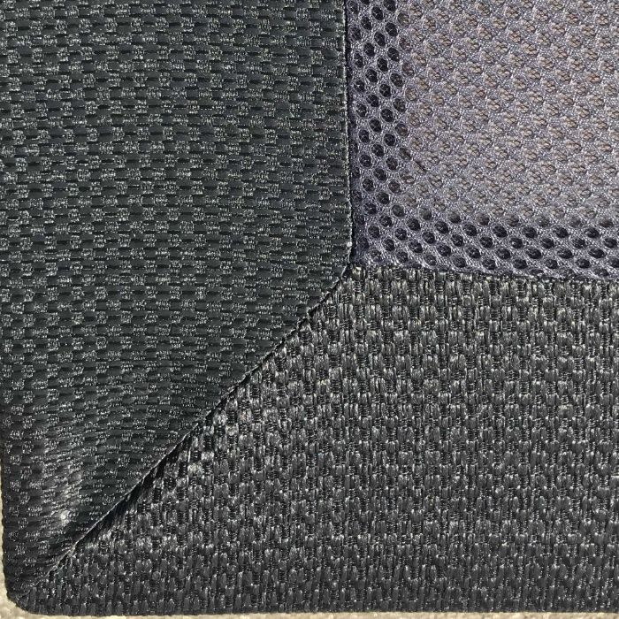 Cama Casal Estofada e Colchão Ortopédico - Tecido Preto ou Branco