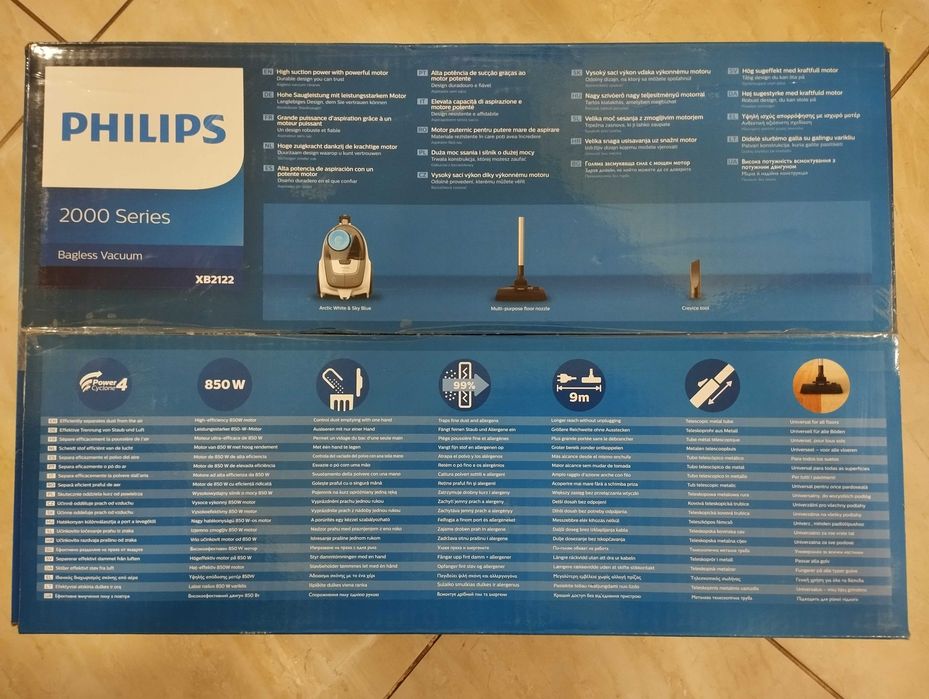 Odkurzacz bezworkowy Philips 2000 Series XB2122/09