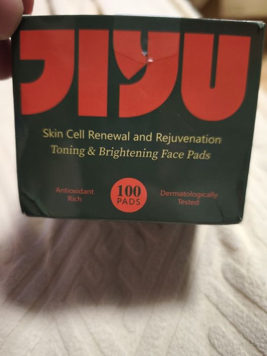 Novas almofadas faciais tonificantes e clareadoras para renovação e rejuvenescimento de células da pele Jiyu - 100