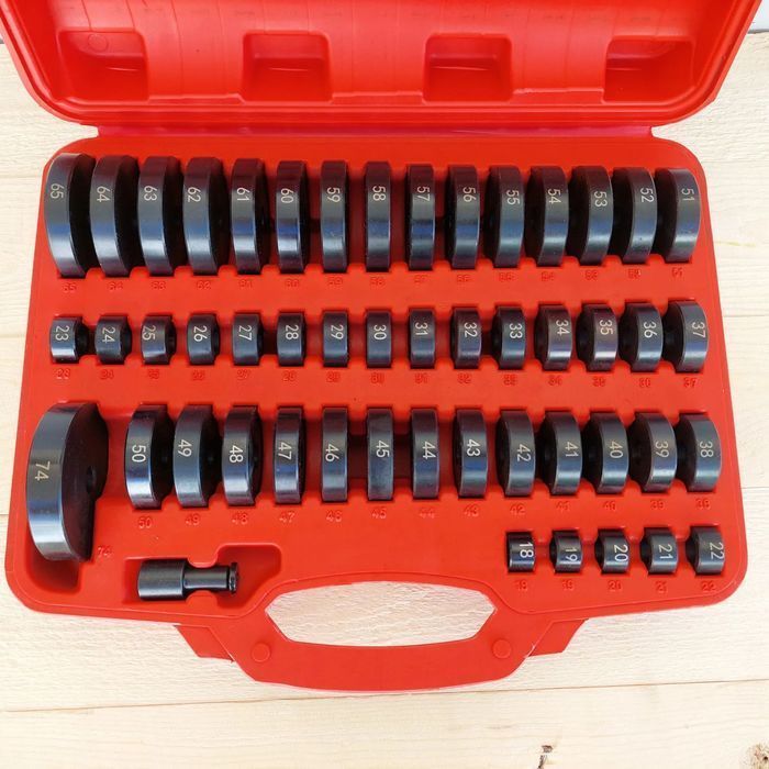 Conjunto Discos Extração Rolamentos p/ Prensa Hidráulica - 52pcs