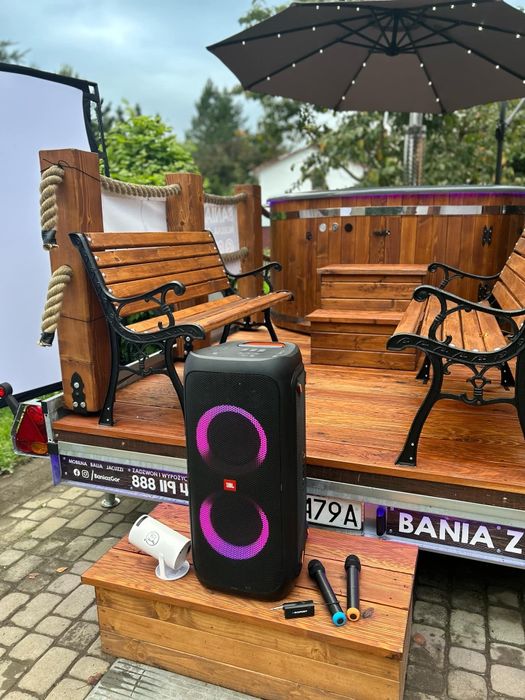 Mobilna sauna  balia jacuzzi Impreza