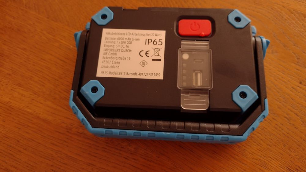 Lampa akumulatorowa robocza 20WAT
