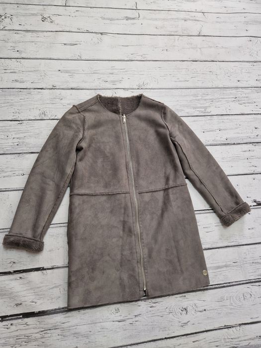 Lukasz Jemiol kurtka plaszczyk zamszowy Łukasz Jemioł