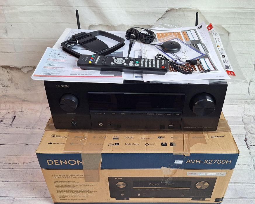 7.2 Denon AVR-X2700H Wi-FI BT 8K HDR e-ARC Heos Mocny