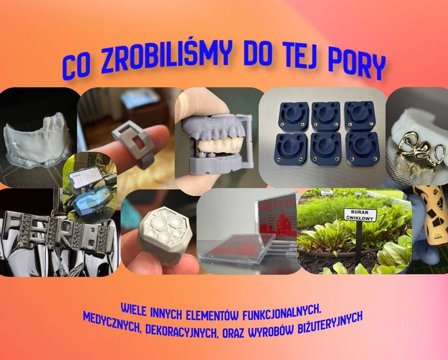 Druk 3D na zamówienie | Projektowanie 3D | Dorabianie części