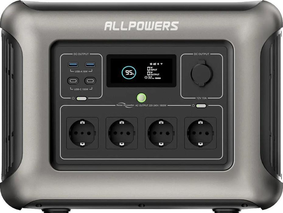 ALLPOWERS R1500 Tragbare Powerstation | 1800W 1152Wh