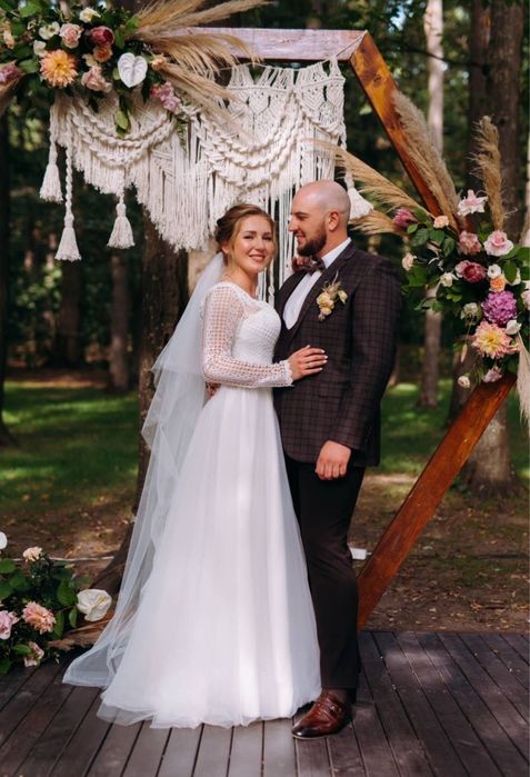 Весільна сукня, розмір M, 46, стан ідеал