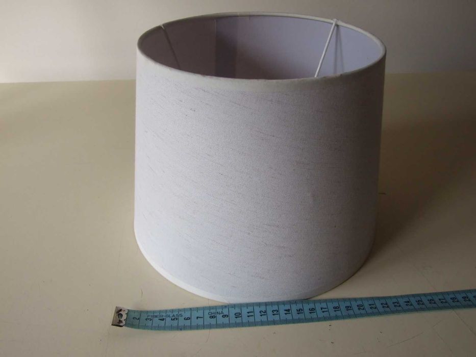 Abajour em tecido Branco