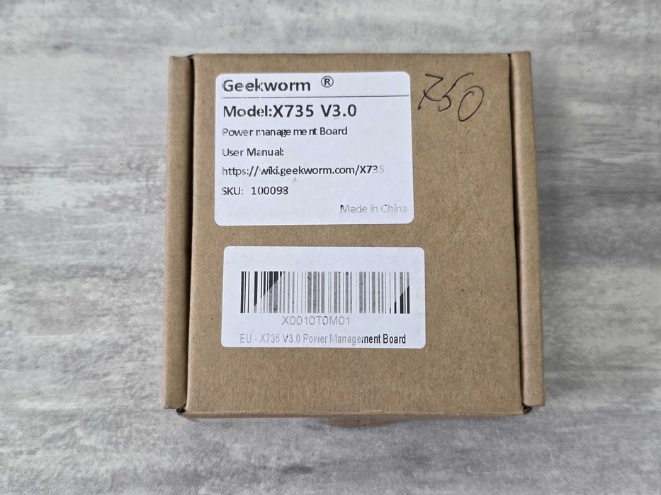 Плата живлення та охолодження Geekworm X735 V3.0 для Raspberry Pi