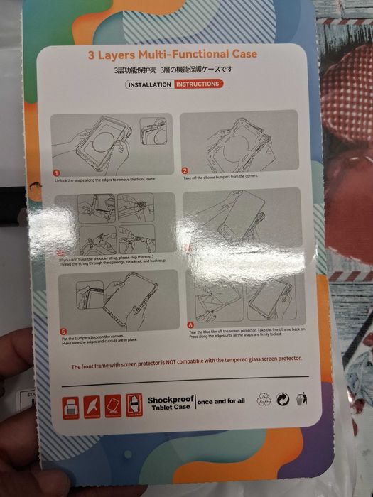 Capa para tablet 8.7 polegadas