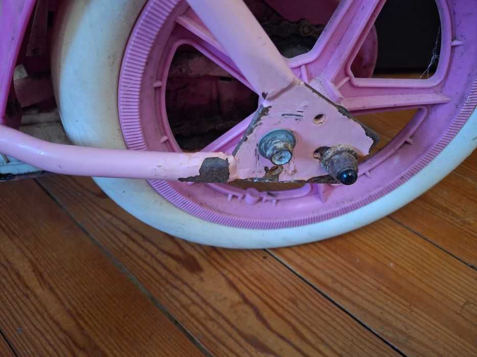 Bicicleta de criança roda 14 cor de rosa