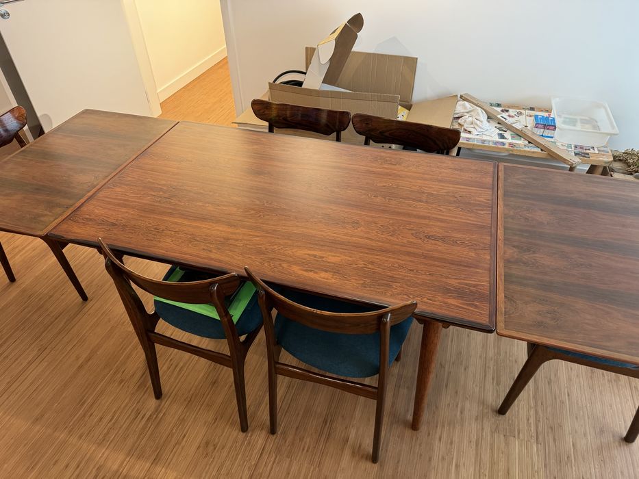 Mesa Gunni Omman e 6 cadeiras Schionning & Elgaard