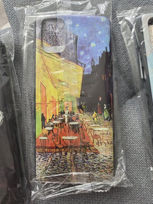 Nowy case etui na telefon Samsung Galaxy M51 set zestaw komplet art van Gogh malarstwo
