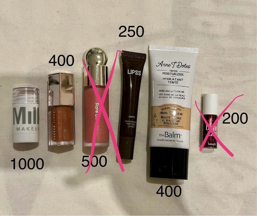 Люкс косметика (Charlotte Tilbury, Fenty, The Balm)